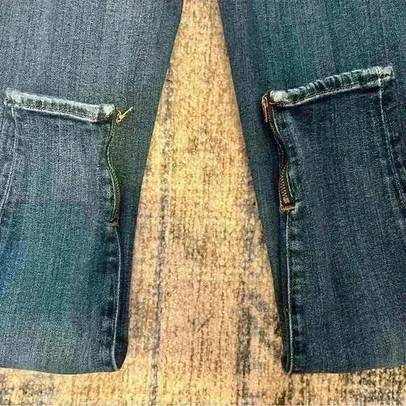 J BRAND Cropped Zip Skinny Jeans in Spirited Size 26 - Picture 14 of 16